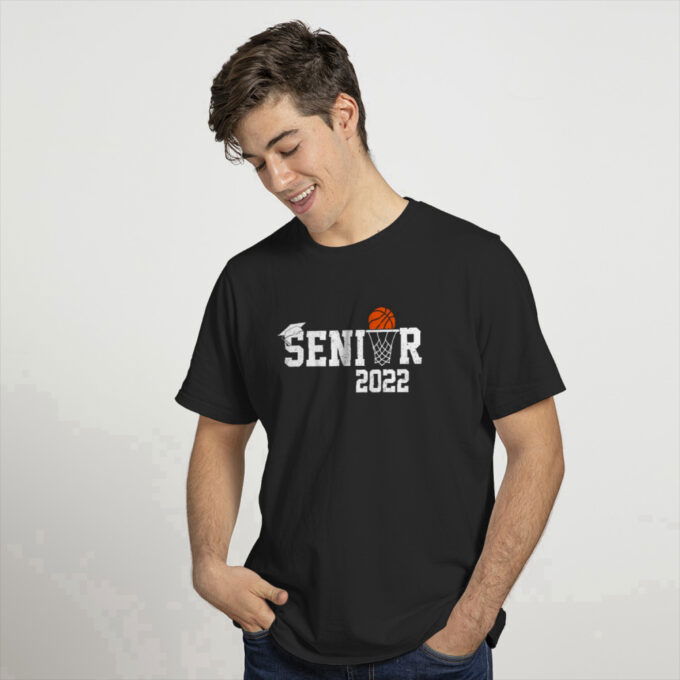Graduation Senior Class 2022 Graduate Basketball Player Boys T-Shirt