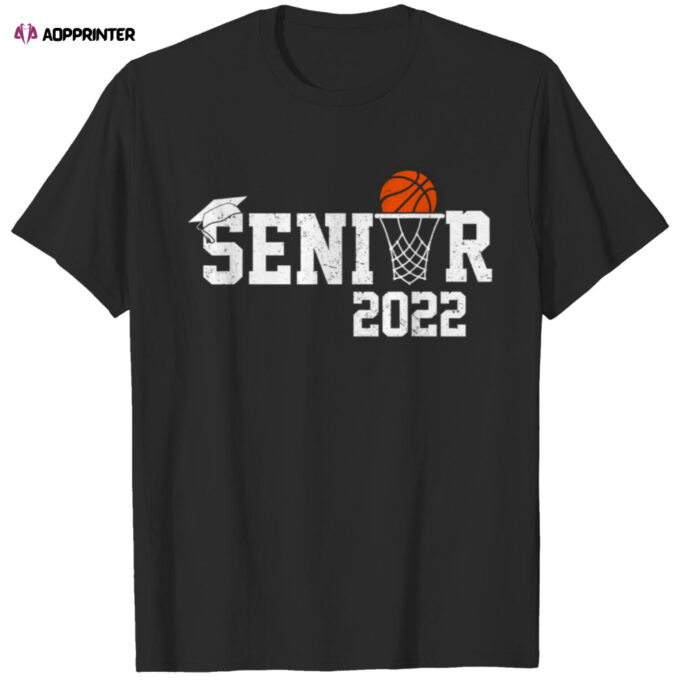 Graduation Senior Class 2022 Graduate Basketball Player Boys T-Shirt