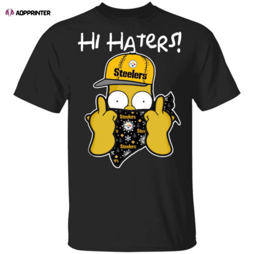 Hi Hater The Simpsons Christmas Gangster Pittsburgh Steelers Shirt