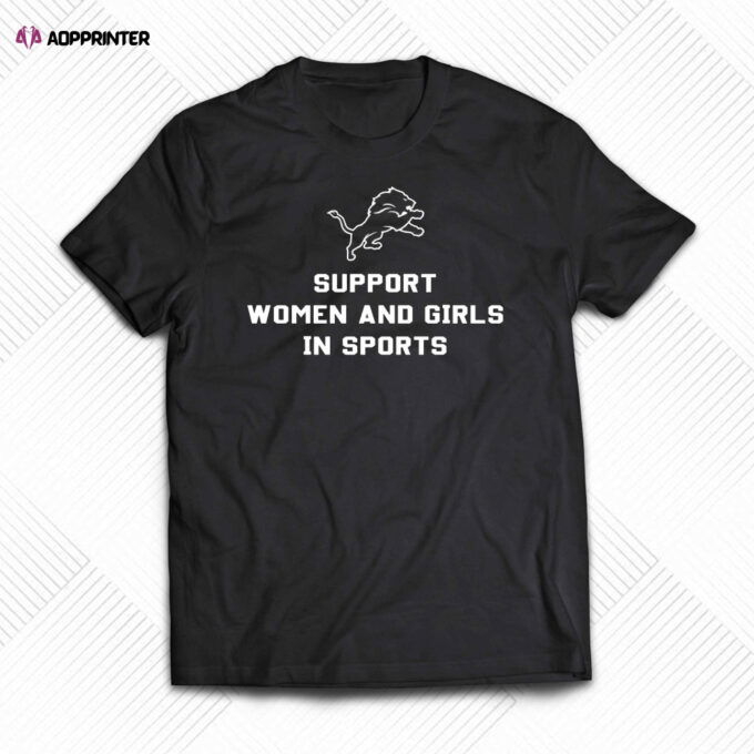 I Support Women And Girls In Sports Detroit Lions Brad Holmes Hoodie Sweatshirt
