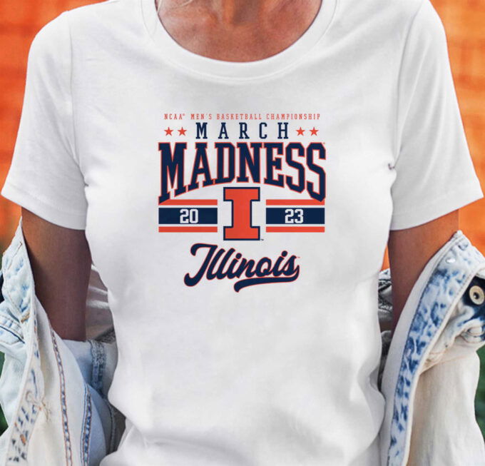 Illinois Fighting Illini 2023 Ncaa Men’s Basketball Tournament March Madness T-shirt