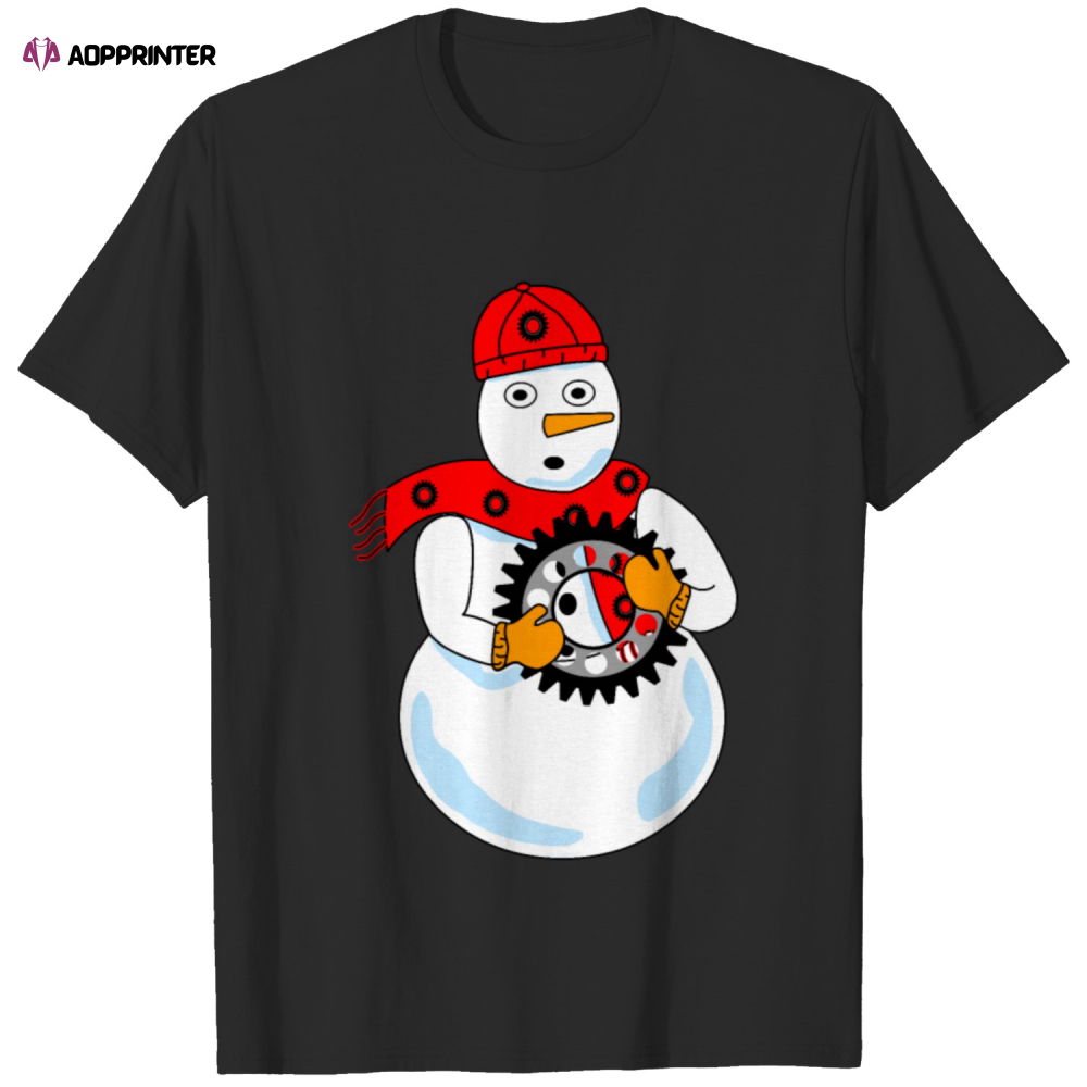 Mechanical Snowman T-shirt For Men And Women Mechanical Snowman T-shirt For Men And Women
