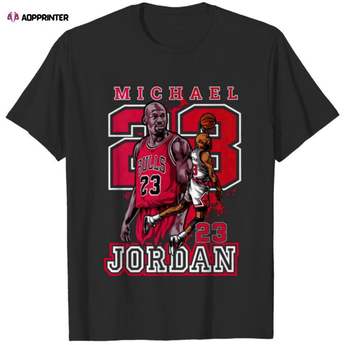 Michael Jordan 23 T-Shirt, Michael Jordan Shirt Fan Gifts