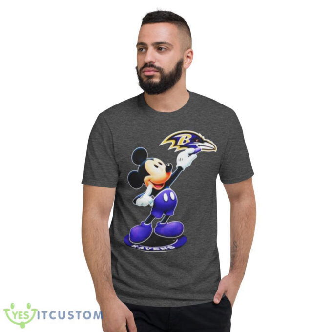 Mickey Mouse Nfl baltimore ravens logo 2023 shirt