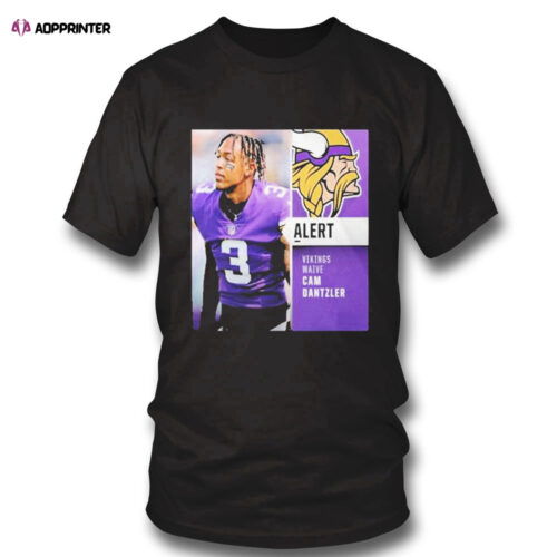 Minnesota Vikings Waive Cb Cam Dantzler Vintage Shirt Ladies Tee