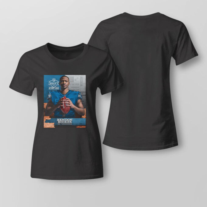 Nfl Draft 2023 Detroit Lions Hendon Hooker Qb Tennessee Shirt