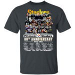 Pittsburgh Steelers 88th Anniversary 1933 2021 Thank You For The Memories Signatures Shirt