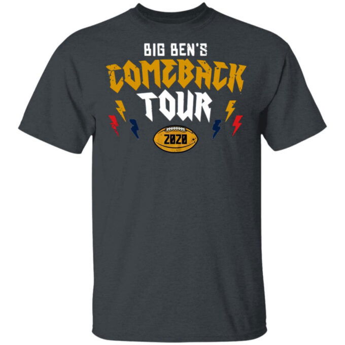 Pittsburgh Steelers Big Ben’s Comeback Tour 2020 shirt