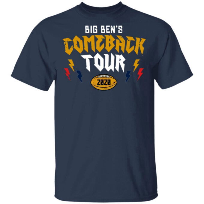 Pittsburgh Steelers Big Ben’s Comeback Tour 2020 shirt