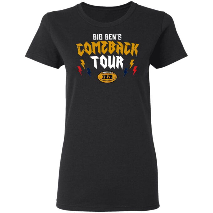 Pittsburgh Steelers Big Ben’s Comeback Tour 2020 shirt