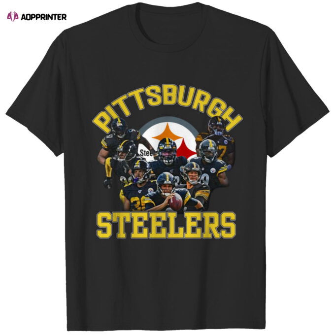 Pittsburgh Steelers Retro Vintage T Shirt