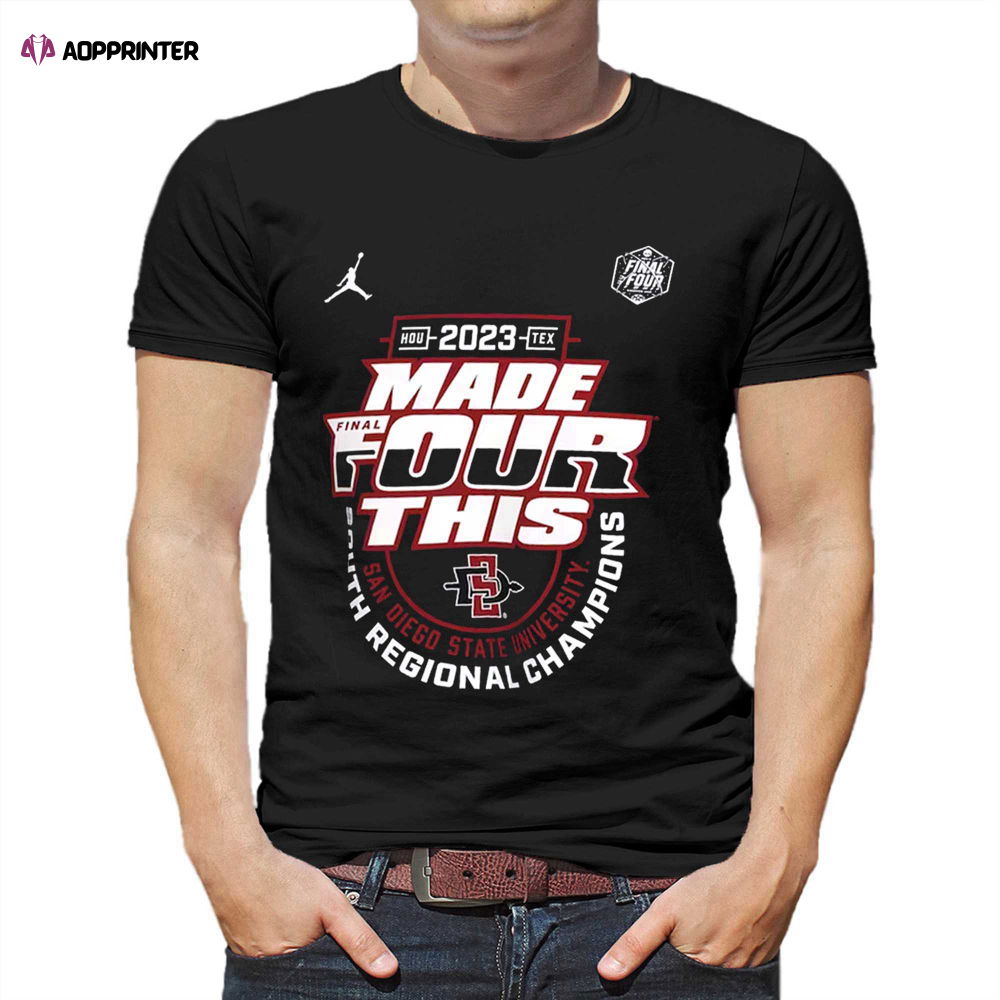 San Diego State Aztecs 2023 Ncaa Men’s Basketball T-shirt San Diego State Aztecs 2023 Ncaa Men’s Basketball T-shirt
