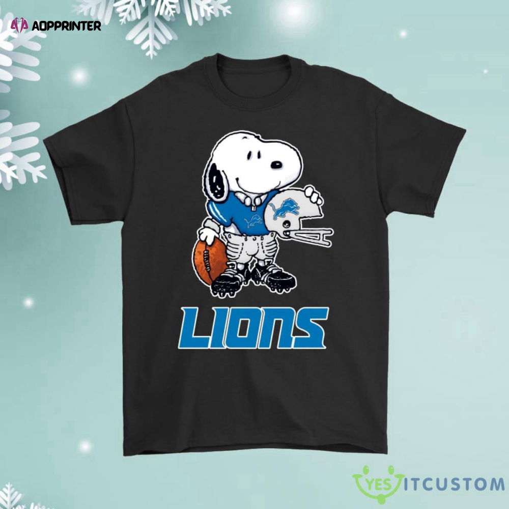 Snoopy A Strong And Proud Detroit Lions Player Shirt Snoopy A Strong And Proud Detroit Lions Player Shirt