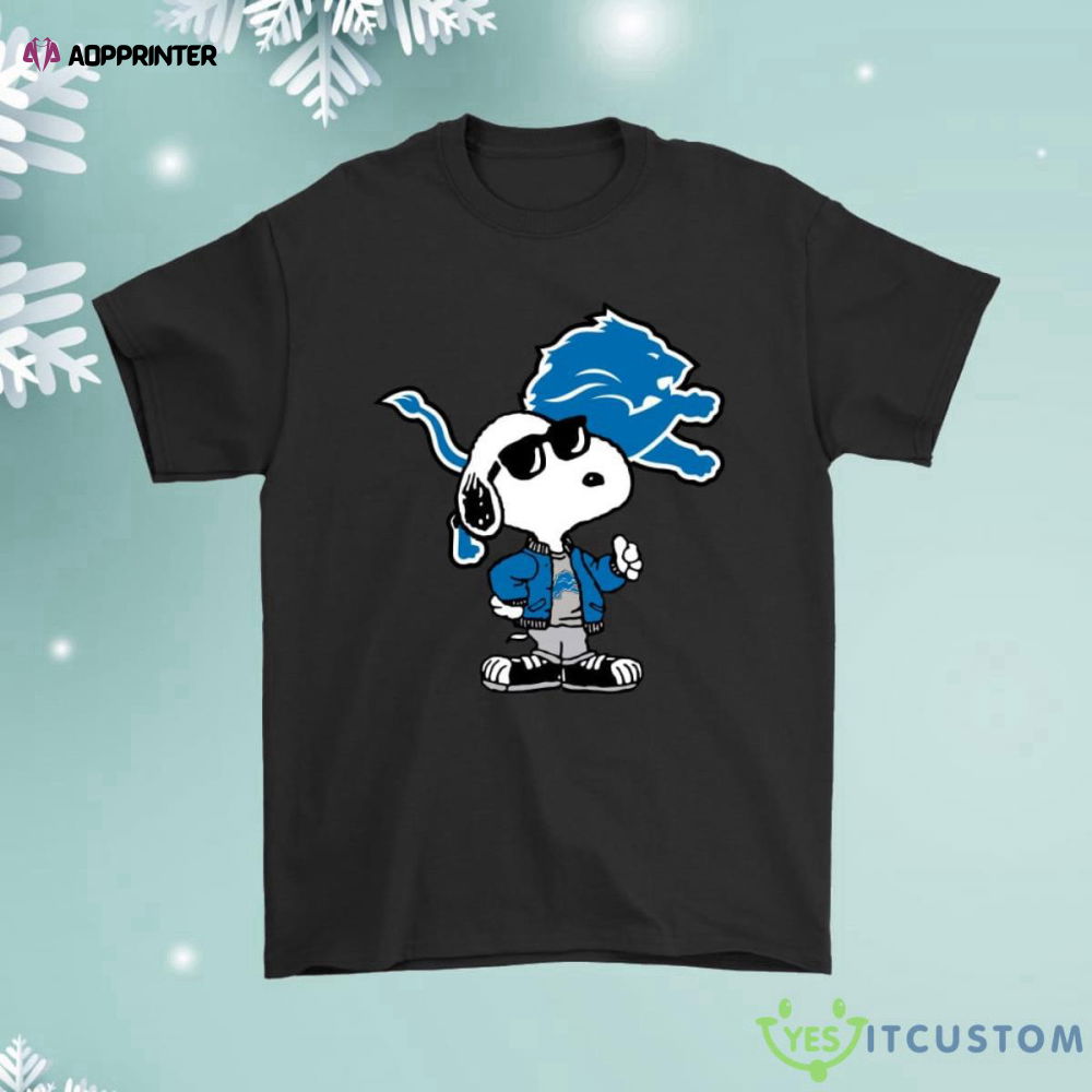 Snoopy Joe Cool To Be The Detroit Lions Shirt Snoopy Joe Cool To Be The Detroit Lions Shirt