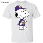 Snoopy Minnesota Vikings NFL Double Middle Fingers Fck You Shirt