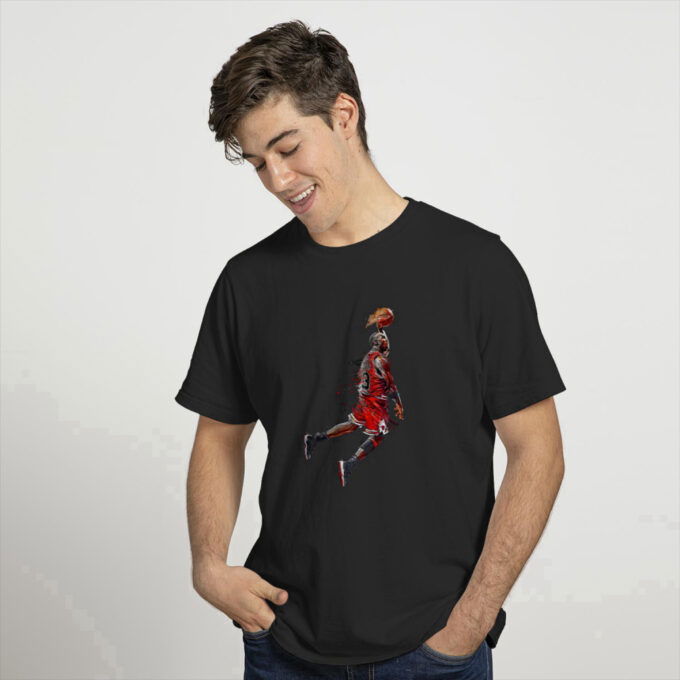 T-Shirt to Match Jordan, Michael-Jordan Jumping T Shirt, Basketball Jordan Adults Tshirt