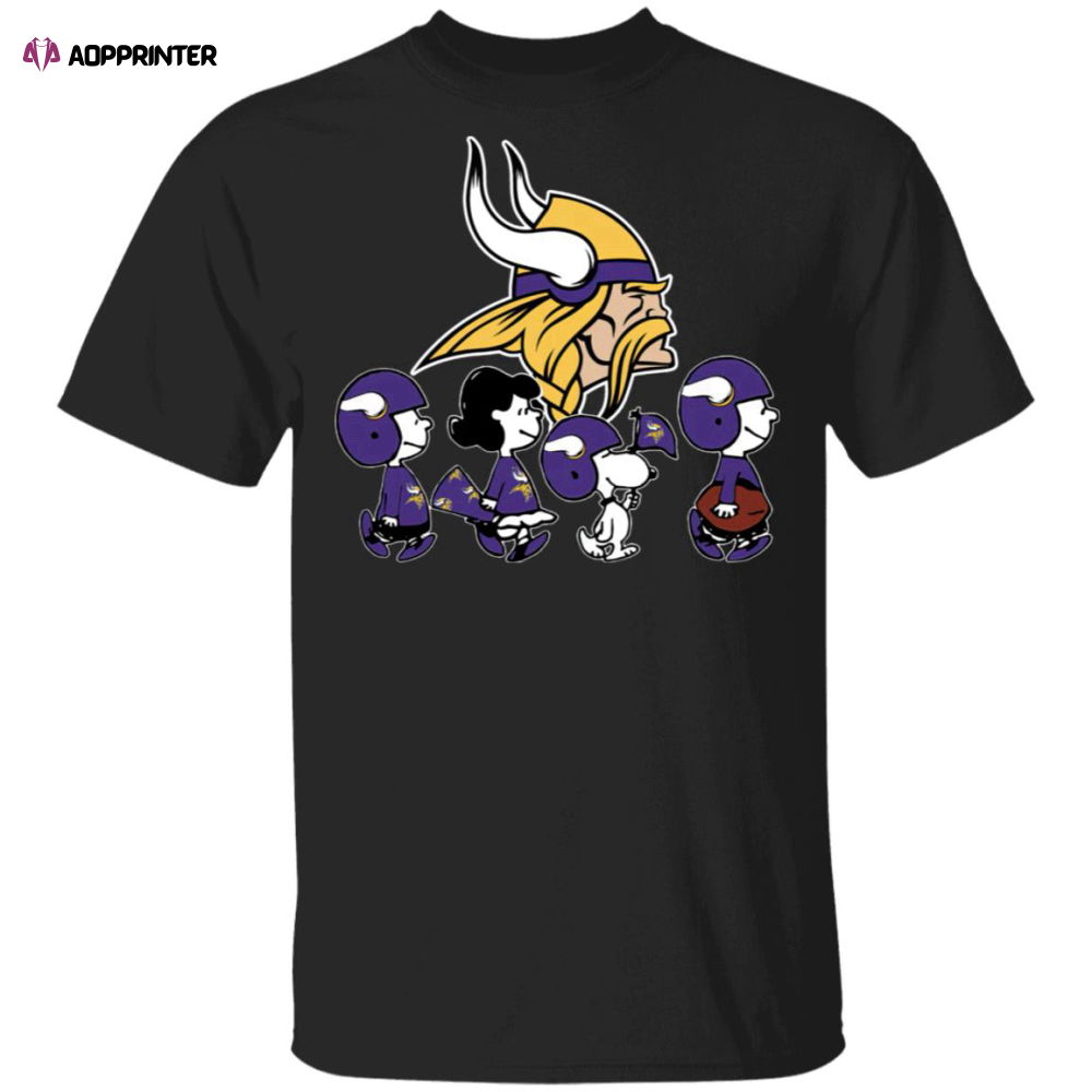The Peanuts Snoopy And Friends Cheer For The Minnesota Vikings NFL Shirt The Peanuts Snoopy And Friends Cheer For The Minnesota Vikings NFL Shirt