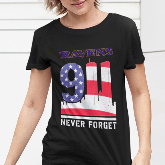Vintage Baltimore Ravens Shirt Never Forget Patriot Day Memories Shirt