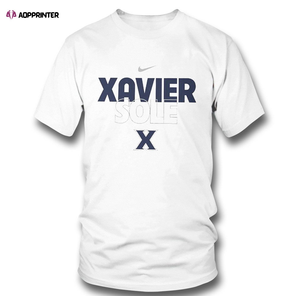 Xavier University Basketball 2023 Nike Xavier Sole T-shirt Xavier University Basketball 2023 Nike Xavier Sole T-shirt