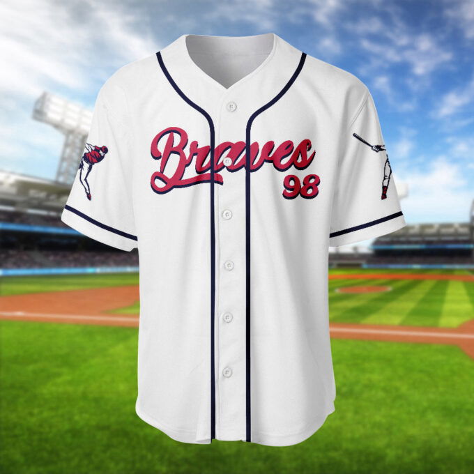 Braves 98 Baseball Jersey Morgan Wallen Shirt Country Music Tee