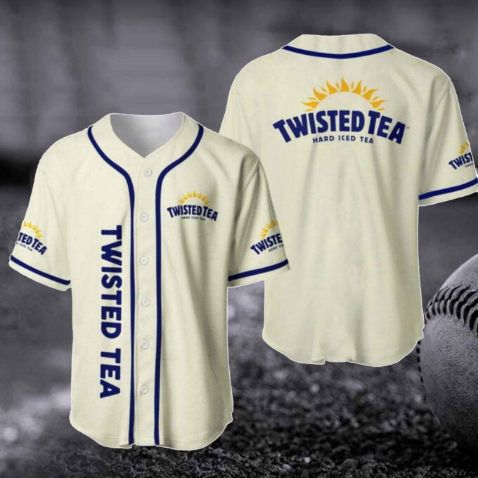 Twisted Tea Unisex Baseball Jersey – Keep it Twisted with our Beer Lover Shirt!