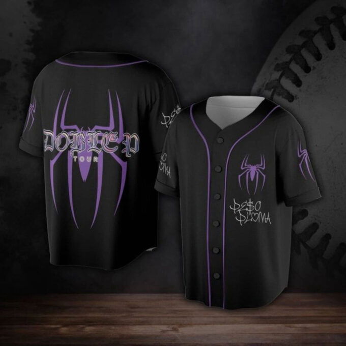 Premium Baseball Jerseys & Shirts: Peso Pluma Tour Genesis & Doble P – Perfect Christmas Gift!