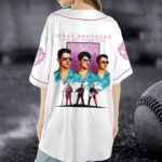 Jonas Brothers Happiness Begins Tour Baseball Jersey 5 Album 1 Night Tour 2023 Official Merchandise