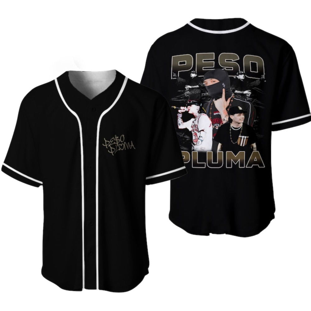 Premium Peso Pluma Baseball Jerseys & Tour Shirts for Fans & Music Lovers Premium Peso Pluma Baseball Jerseys & Tour Shirts for Fans & Music Lovers