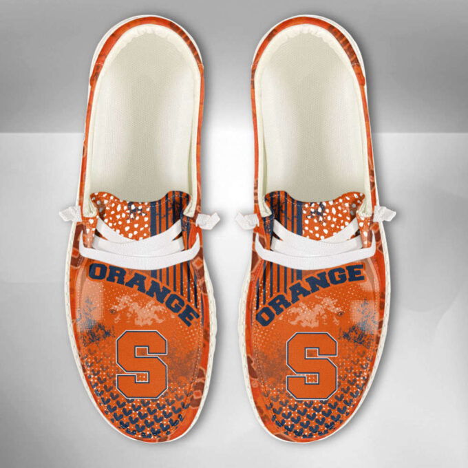NCAA Syracuse Orange Custom Name Hey Dude Shoes Fan Gift