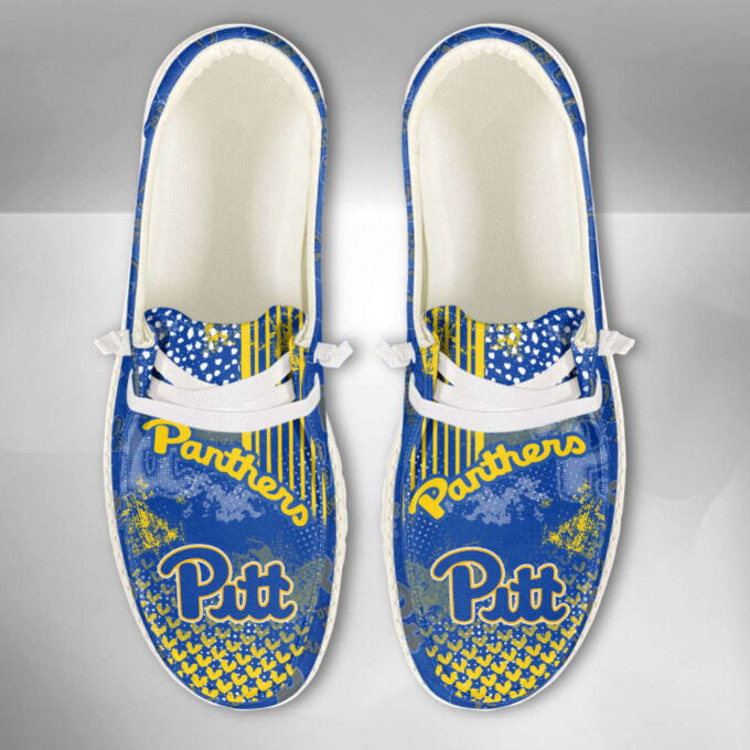 NCAA Pittsburgh Panthers Custom Name Hey Dude Shoes Fan Gift