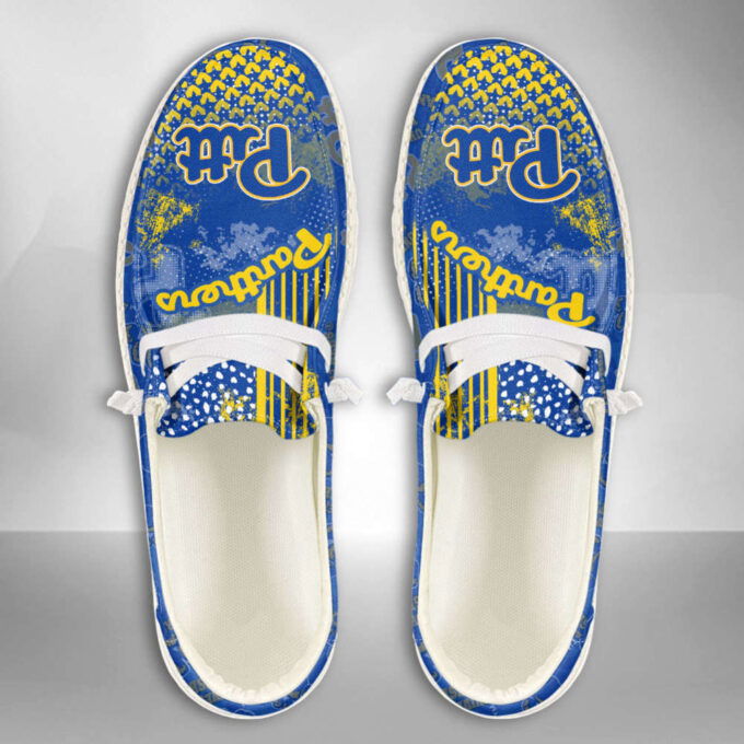 NCAA Pittsburgh Panthers Custom Name Hey Dude Shoes Fan Gift