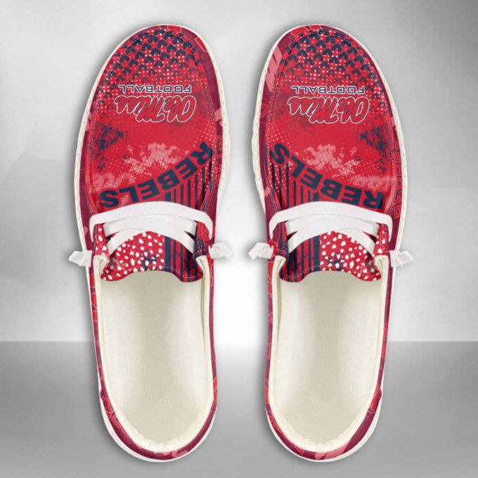 NCAA Ole Miss Rebels Custom Name Hey Dude Shoes Fan Gift