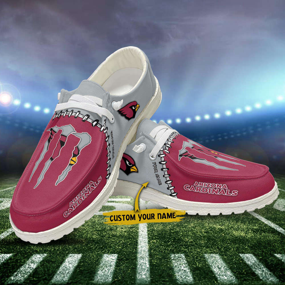 Arizona Cardinals NFL Personalized Hey Dude Sports Shoes – Custom Name Design Perfect Gift Arizona Cardinals NFL Personalized Hey Dude Sports Shoes – Custom Name Design Perfect Gift