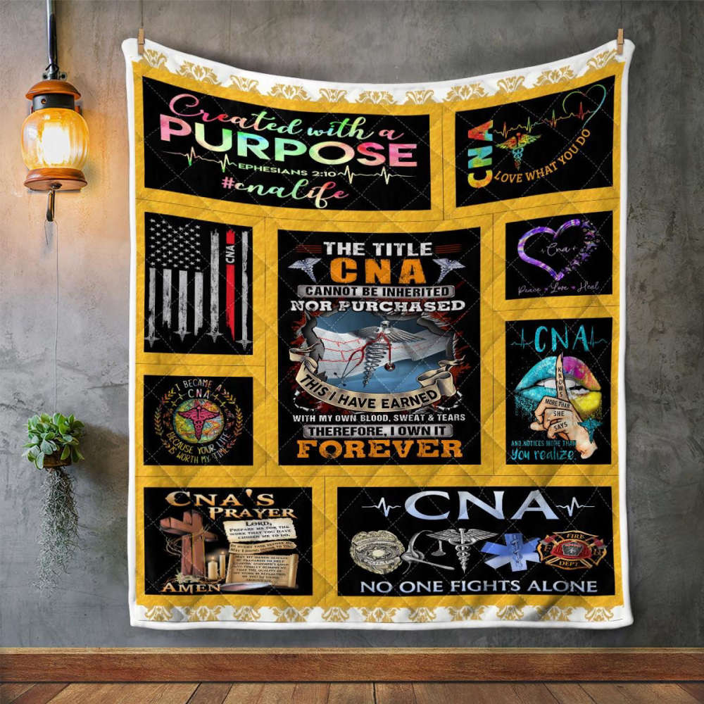 Awesome CNA-Black-CNA-Quilt Blanket-#151122BLANDEG1FCNAZ4QB Christmas Birthday Gift Awesome CNA-Black-CNA-Quilt Blanket-#151122BLANDEG1FCNAZ4QB Christmas Birthday Gift