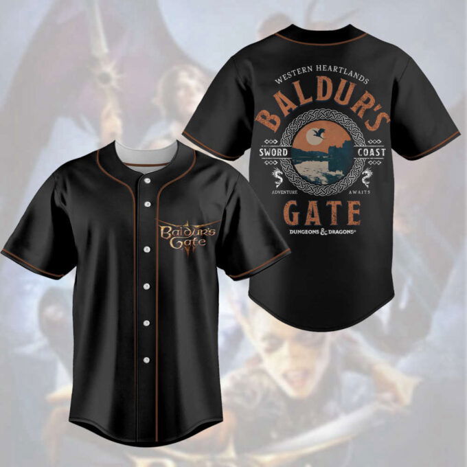 Baldur s Gate 3 Baseball Jersey Astarion High Elf Shirt – Video Game Jersey Perfect Gift for Fans