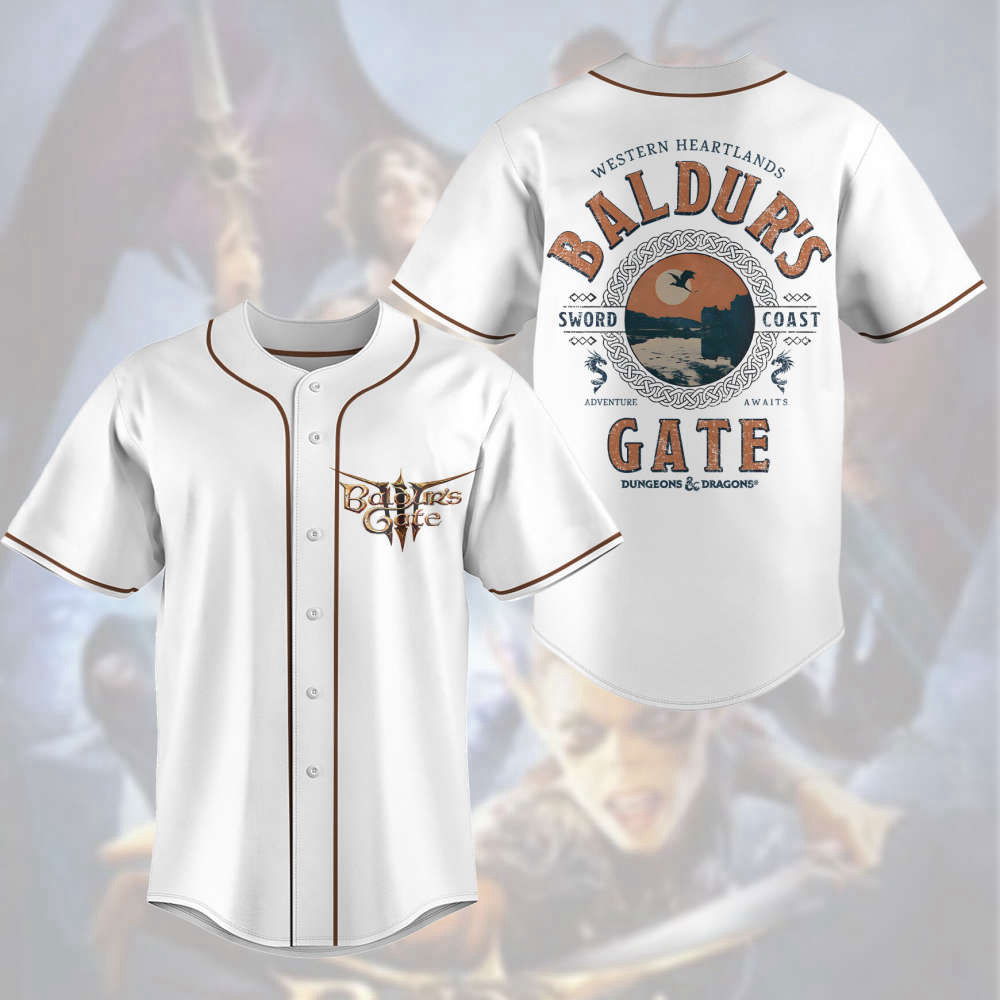 Baldur s Gate 3 Baseball Jersey Astarion High Elf Shirt – Video Game Jersey Perfect Gift for Fans Baldur s Gate 3 Baseball Jersey Astarion High Elf Shirt – Video Game Jersey Perfect Gift for Fans