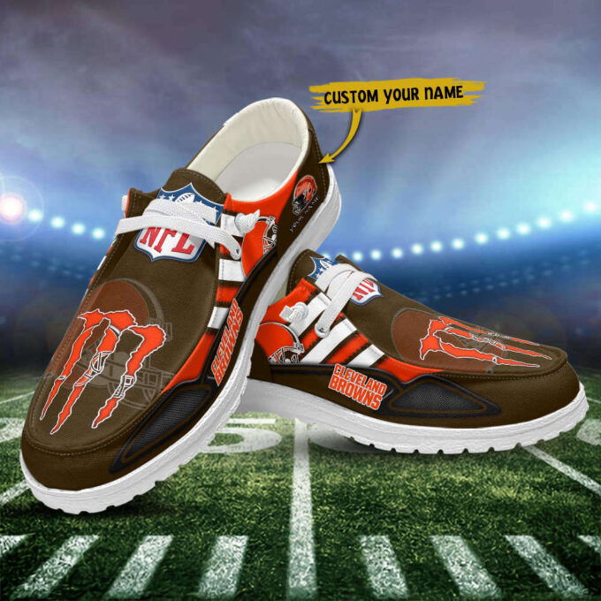 Cleveland Browns Hey Dude Shoes Loafer Shoes Custom Your Name Fan Gift