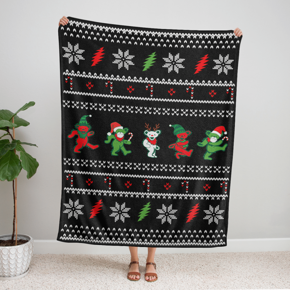 GD Jingle Bears Christmas Fleece Blanket – Quilt Christmas Birthday Gift GD Jingle Bears Christmas Fleece Blanket – Quilt Christmas Birthday Gift