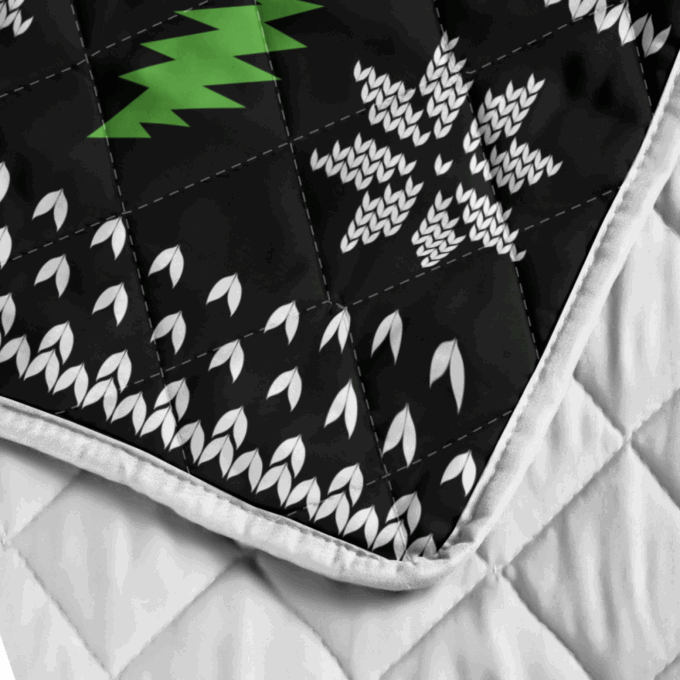 GD Jingle Bears Christmas Fleece Blanket – Quilt Christmas Birthday Gift