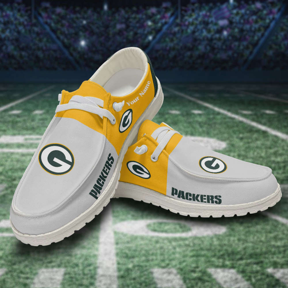 Green Bay Packers NFL Personalized Hey Dude Sports Shoes – Custom Name Design Perfect Gift Green Bay Packers NFL Personalized Hey Dude Sports Shoes – Custom Name Design Perfect Gift