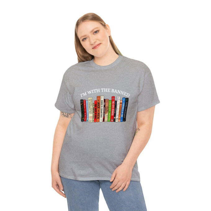 I m With The Banned: Unisex Graphic T-Shirt & Sweatshirt – Premium Quality Reading & Librarian Shirt