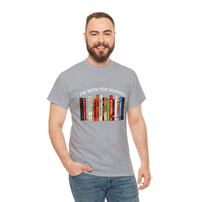 I m With The Banned: Unisex Graphic T-Shirt & Sweatshirt – Premium Quality Reading & Librarian Shirt