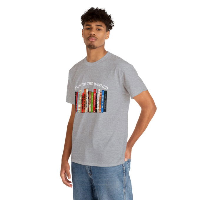I m With The Banned: Unisex Graphic T-Shirt & Sweatshirt – Premium Quality Reading & Librarian Shirt