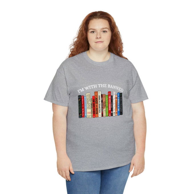 I m With The Banned: Unisex Graphic T-Shirt & Sweatshirt – Premium Quality Reading & Librarian Shirt