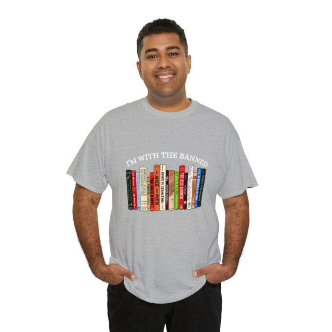I m With The Banned: Unisex Graphic T-Shirt & Sweatshirt – Premium Quality Reading & Librarian Shirt
