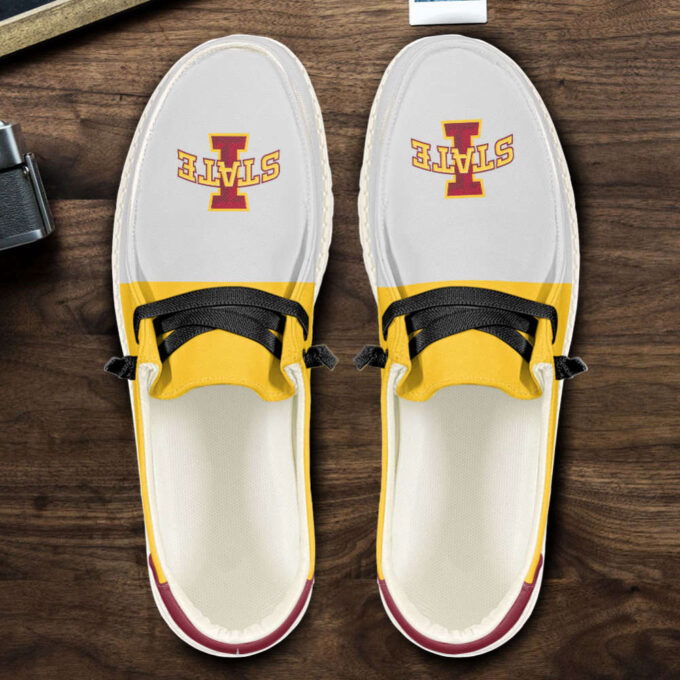 Iowa State Cyclones NCAA Personalized Hey Dude Sports Shoes – Custom Name Design Perfect Gift