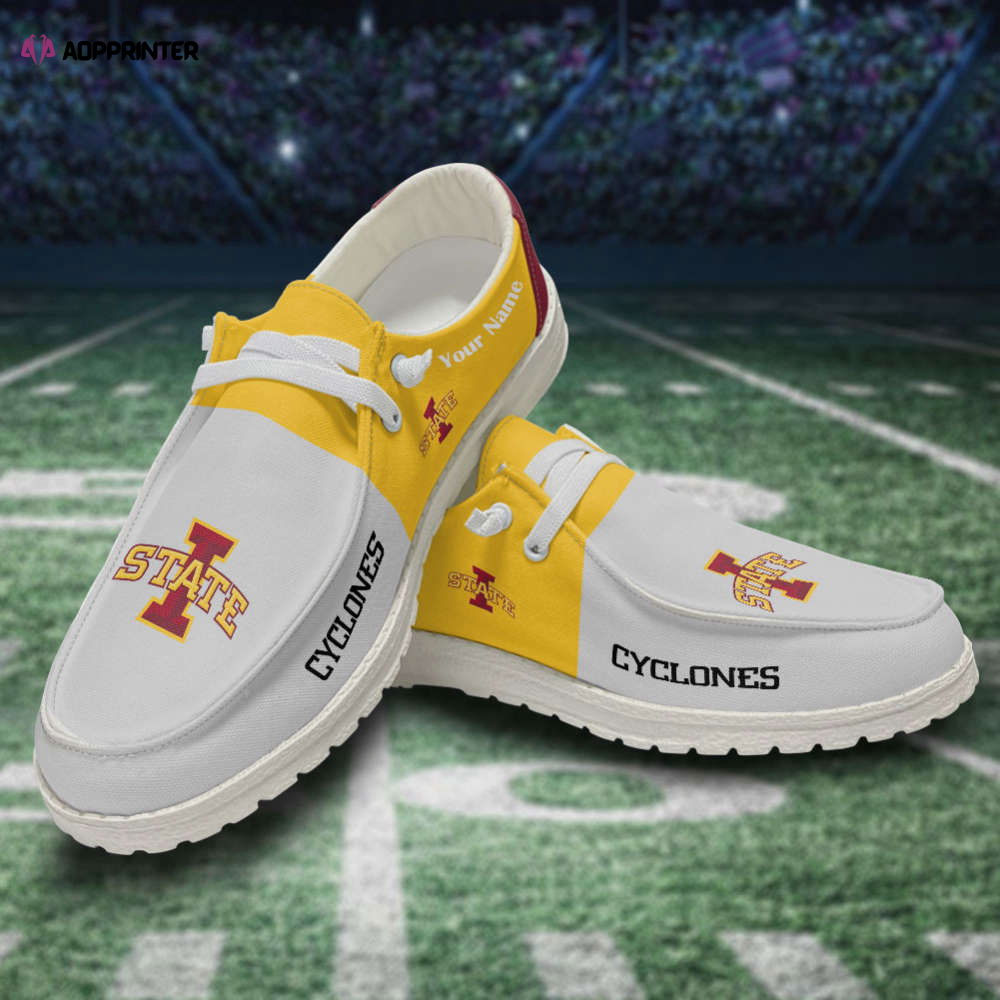 Iowa State Cyclones NCAA Personalized Hey Dude Sports Shoes – Custom Name Design Perfect Gift Iowa State Cyclones NCAA Personalized Hey Dude Sports Shoes – Custom Name Design Perfect Gift