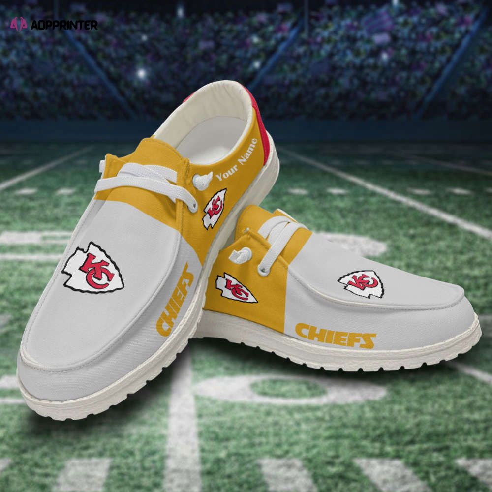 Kansas City Chiefs NFL Personalized Hey Dude Sports Shoes – Custom Name Design Perfect Gift Kansas City Chiefs NFL Personalized Hey Dude Sports Shoes – Custom Name Design Perfect Gift