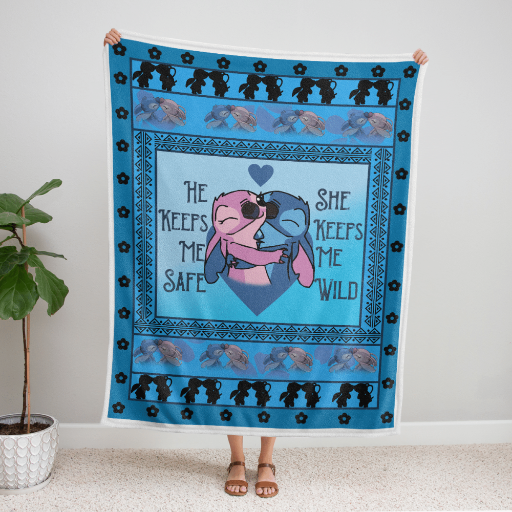 Keeps Me Safe Keeps Me Wild Fleece Blanket – Quilt Christmas Birthday Gift Keeps Me Safe Keeps Me Wild Fleece Blanket – Quilt Christmas Birthday Gift