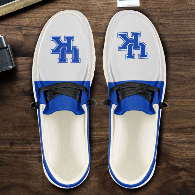 Kentucky Wildcats Personalized Hey Dude Sports Shoes – Custom Name Design Perfect Gift